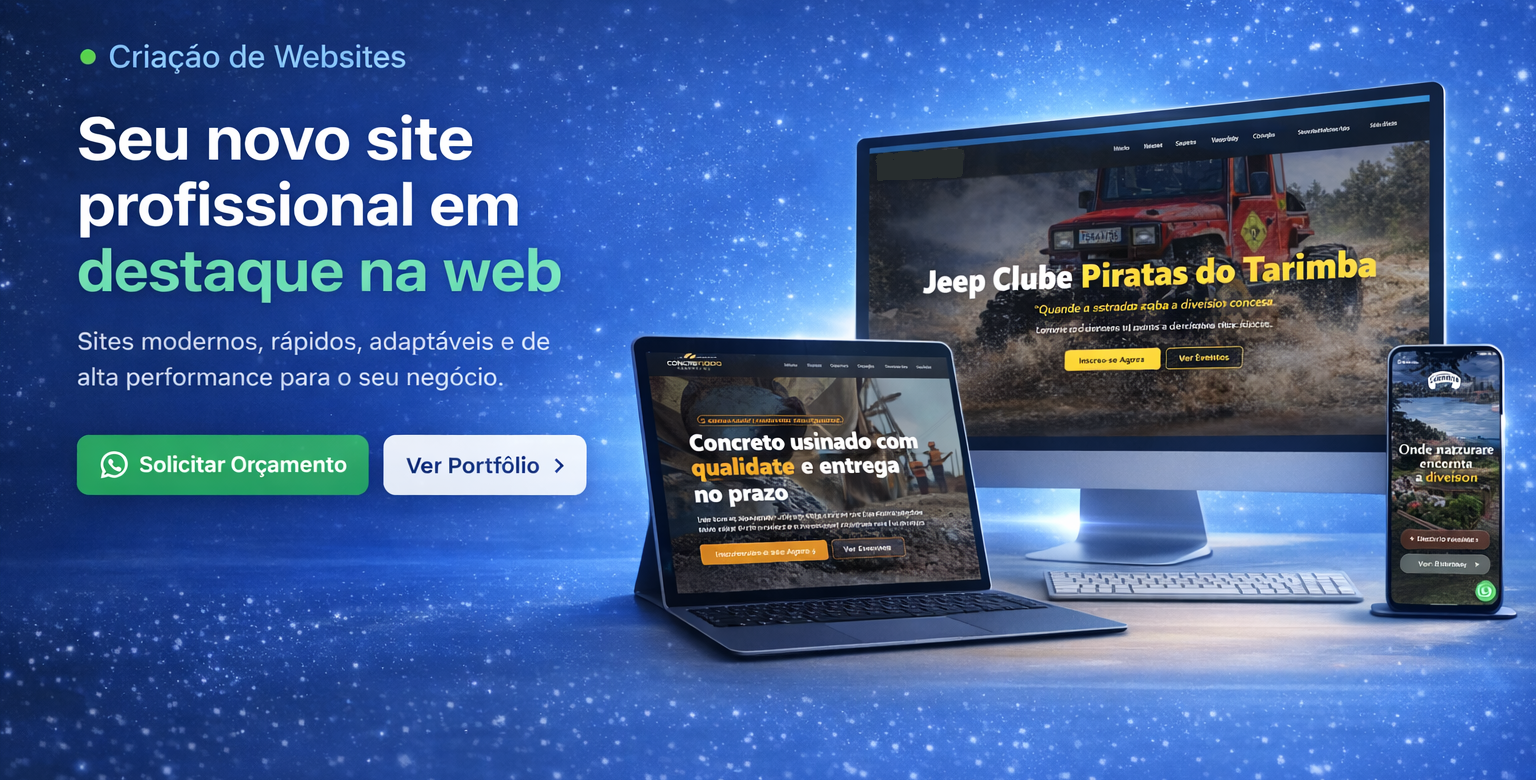 Criação de Websites Profissionais - PC10 Informática