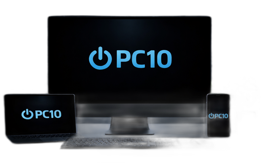 Monitor, notebook e smartphone PC10 Informática